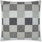Matney Domino Geometric Grey Large Throw Pillow Insert - LOOMLAN - D.V. Kap - Throw Pillows