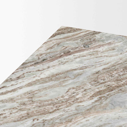 Matteo Solid Pink Marble Rectangular Coffee Table