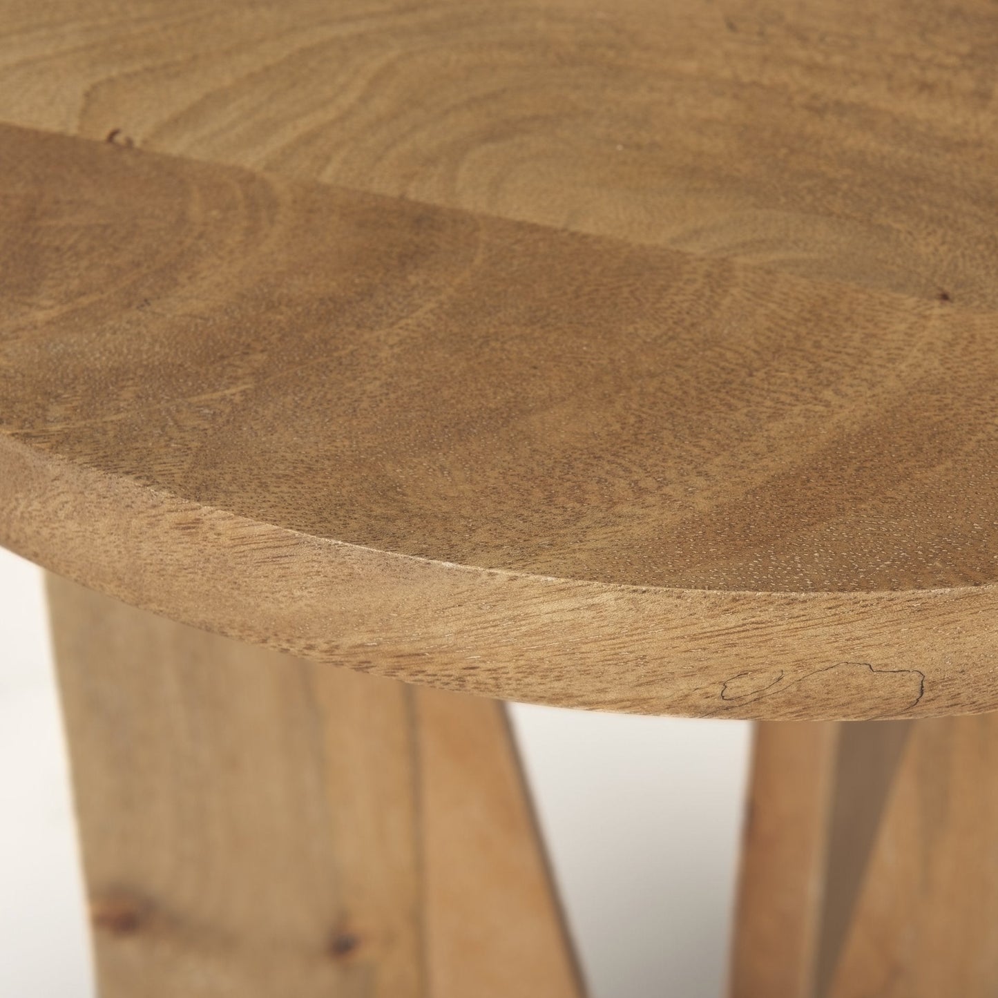 Mattius Wooden Round Accent Table