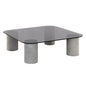 Maude Coffee Table Sleek d Glass & Concrete-Outdoor Coffee Tables-SUNPAN-LOOMLAN