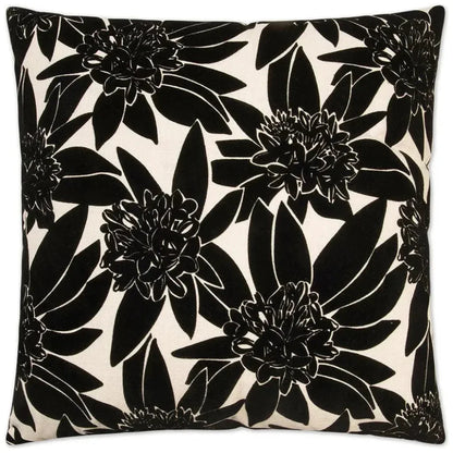 Maui Black Throw Pillow With Insert - LOOMLAN - D.V. Kap - Throw Pillows