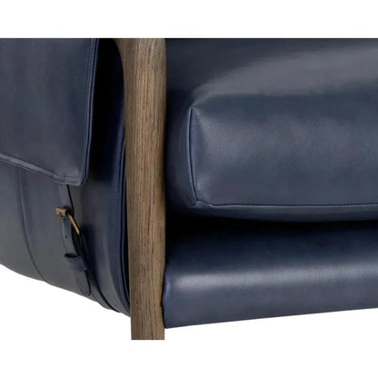 Mauti Leather Modern Armchair - LOOMLAN - SUNPAN - Accent Chairs