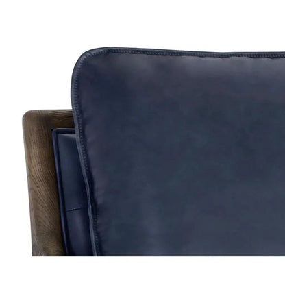 Mauti Leather Modern Armchair - LOOMLAN - SUNPAN - Accent Chairs