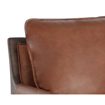 Mauti Leather Modern Armchair - LOOMLAN - SUNPAN - Accent Chairs