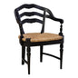 Maverick Wooden Black Arm Chair - LOOMLAN - Furniture Classics - Accent Chairs