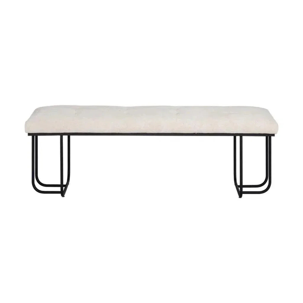 Maverick Leather Backless Bench - LOOMLAN - SUNPAN - Bedroom Benches
