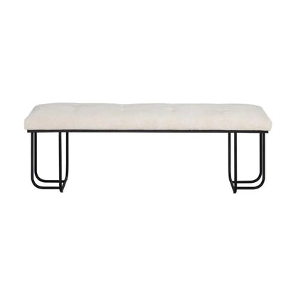 Maverick Leather Backless Bench - LOOMLAN - SUNPAN - Bedroom Benches