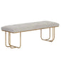 Maverick Leather Backless Bench - LOOMLAN - SUNPAN - Bedroom Benches