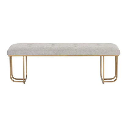 Maverick Leather Backless Bench - LOOMLAN - SUNPAN - Bedroom Benches