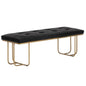 Maverick Leather Backless Bench - LOOMLAN - SUNPAN - Bedroom Benches