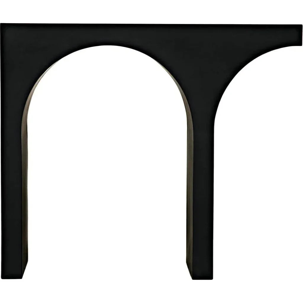 Maximus Console/Side Table, Black Steel - LOOMLAN - Noir - Side Tables
