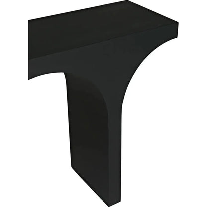 Maximus Console/Side Table, Black Steel - LOOMLAN - Noir - Side Tables