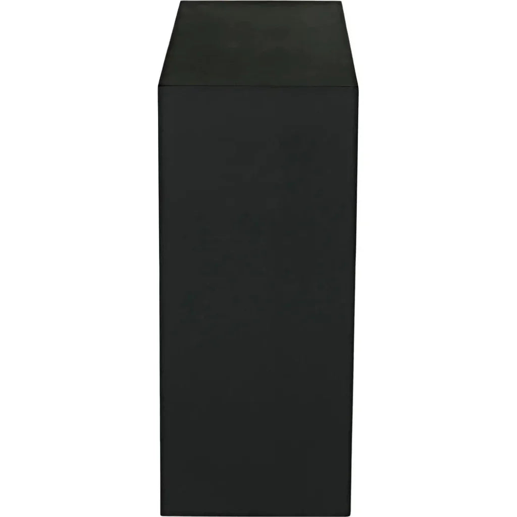 Maximus Console/Side Table, Black Steel - LOOMLAN - Noir - Side Tables