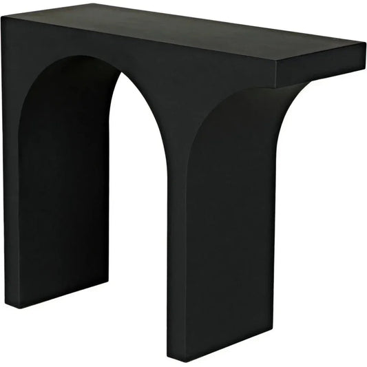 Maximus Console/Side Table, Black Steel - LOOMLAN - Noir - Side Tables