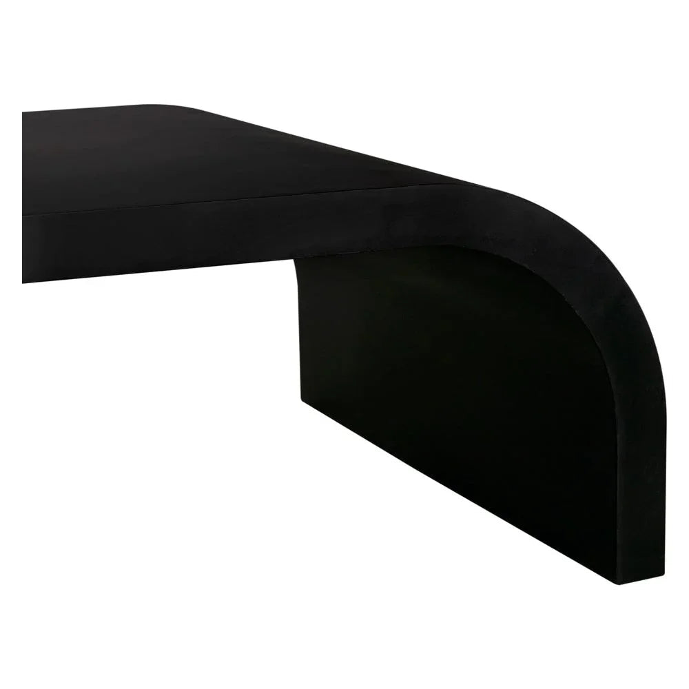 Maximus Steel Black Coffee Table - LOOMLAN - Noir - Coffee Tables