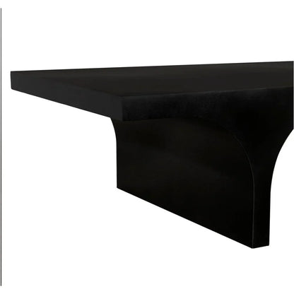 Maximus Steel Black Coffee Table - LOOMLAN - Noir - Coffee Tables