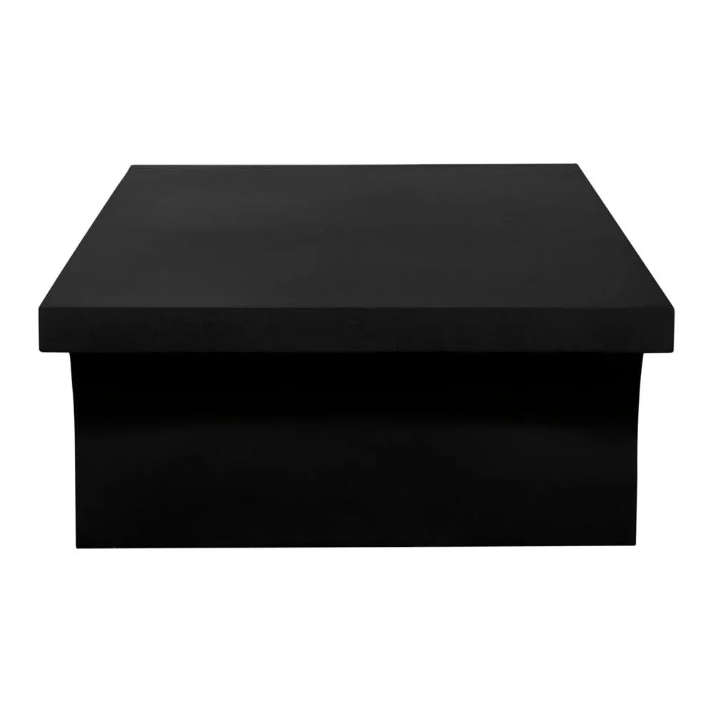 Maximus Steel Black Coffee Table - LOOMLAN - Noir - Coffee Tables