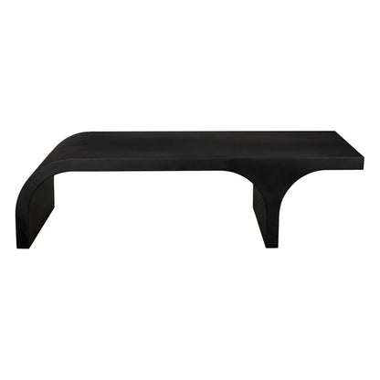 Maximus Steel Black Coffee Table - LOOMLAN - Noir - Coffee Tables