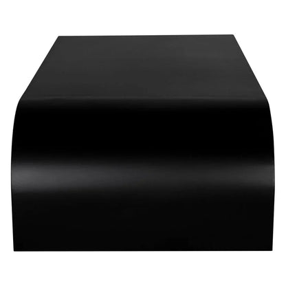 Maximus Steel Black Coffee Table - LOOMLAN - Noir - Coffee Tables