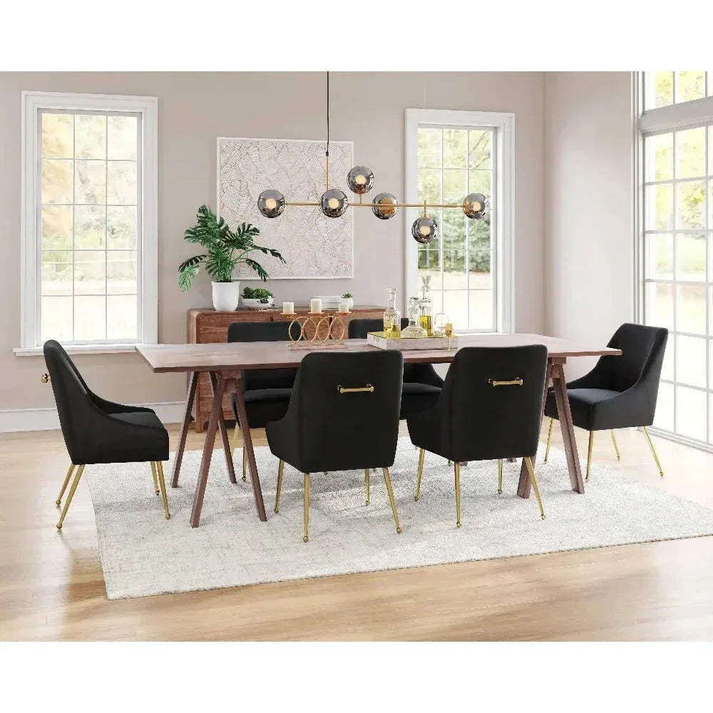 Maxine Performance Fabric Armless Dining Chair - LOOMLAN - Zuo Modern - Dining Chairs