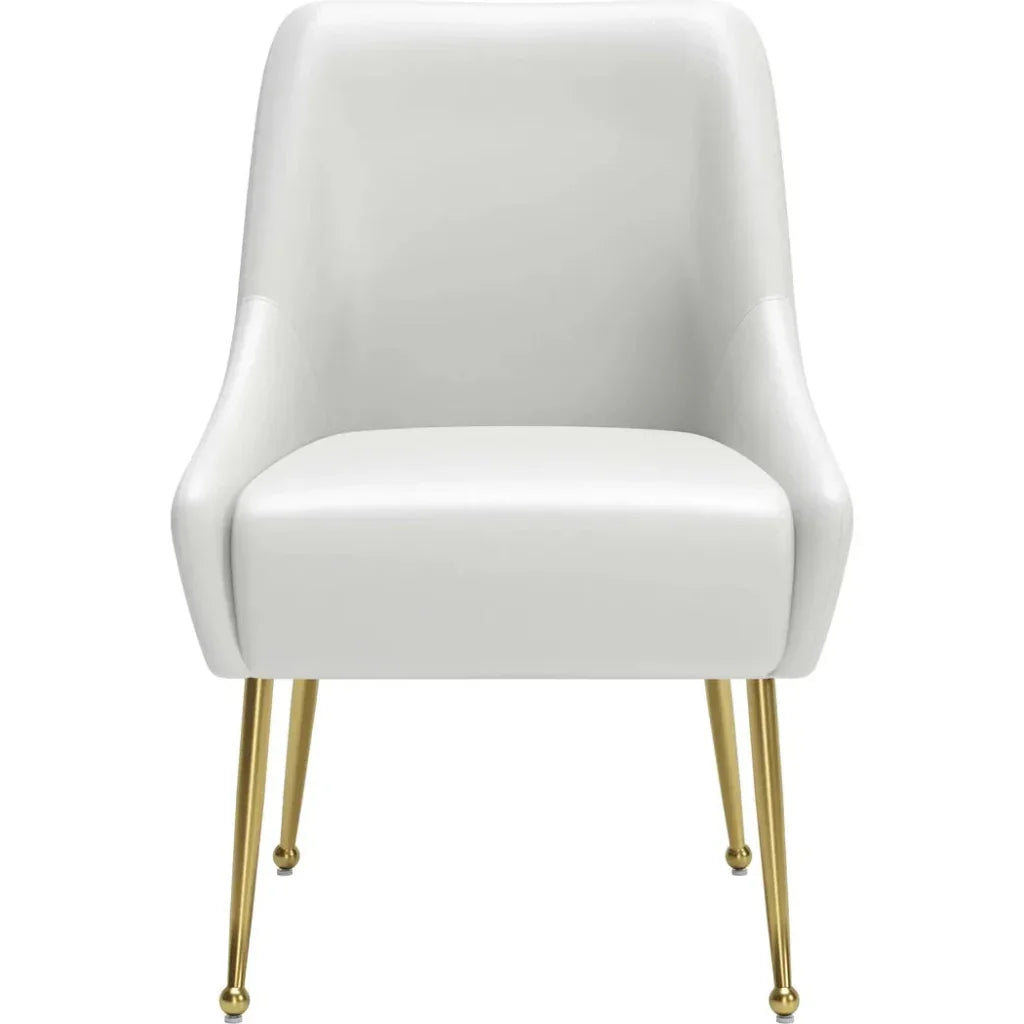 Maxine Performance Fabric Armless Dining Chair - LOOMLAN - Zuo Modern - Dining Chairs