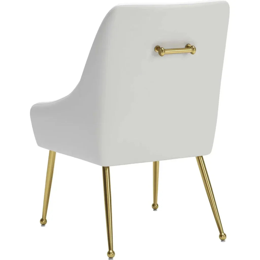 Maxine Performance Fabric Armless Dining Chair - LOOMLAN - Zuo Modern - Dining Chairs