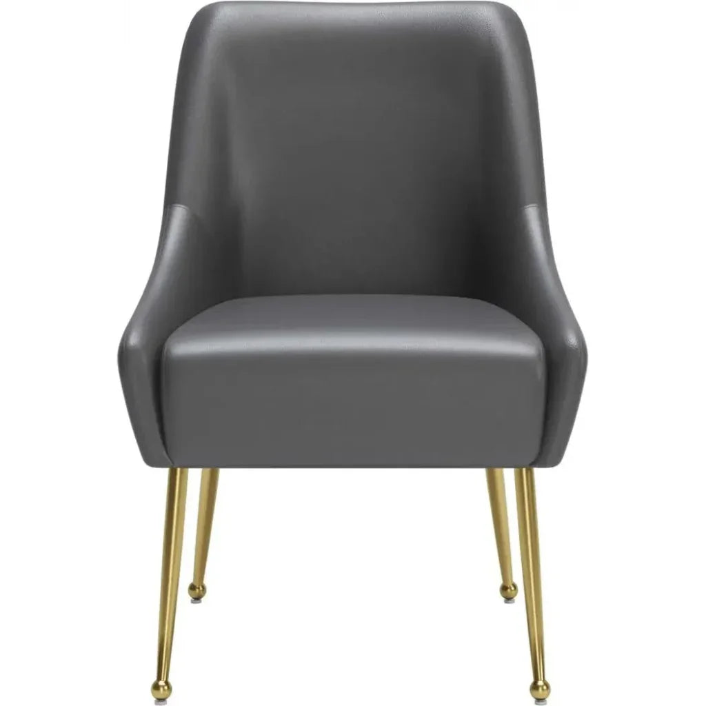 Maxine Performance Fabric Armless Dining Chair - LOOMLAN - Zuo Modern - Dining Chairs