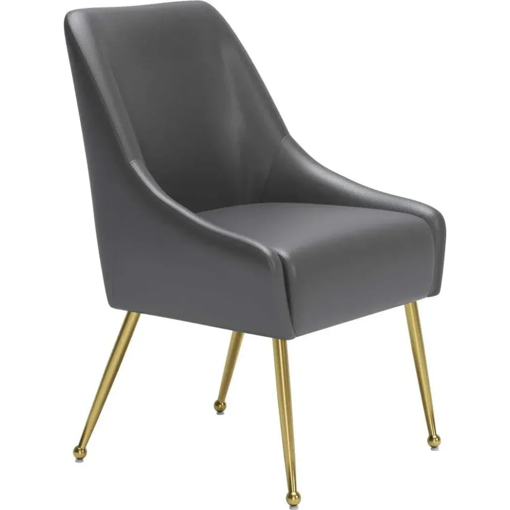 Maxine Performance Fabric Armless Dining Chair - LOOMLAN - Zuo Modern - Dining Chairs