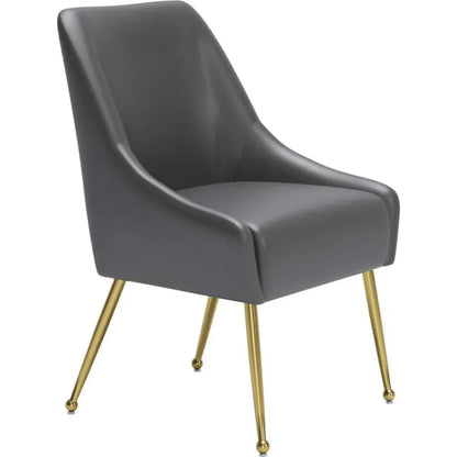 Maxine Performance Fabric Armless Dining Chair - LOOMLAN - Zuo Modern - Dining Chairs
