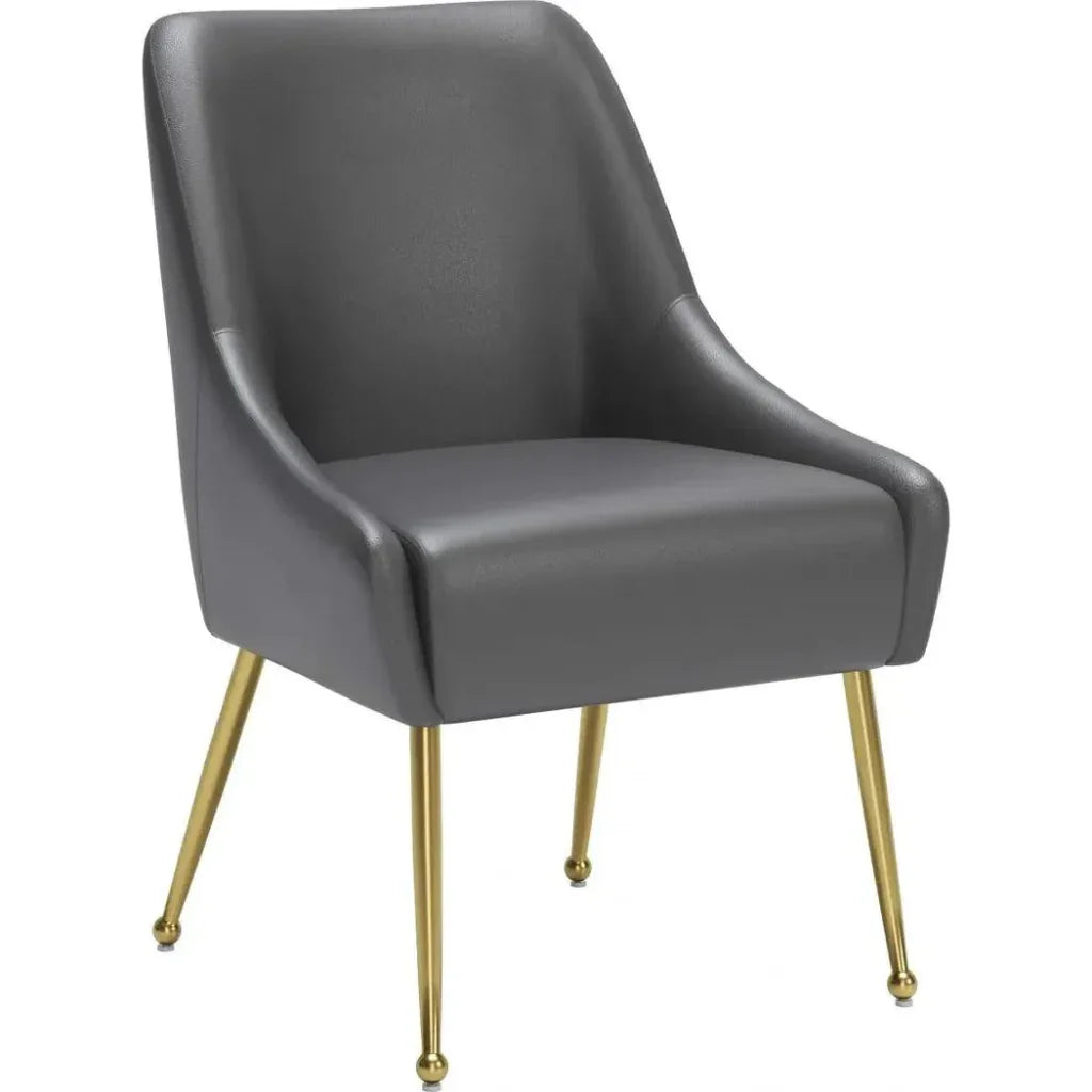 Maxine Performance Fabric Armless Dining Chair - LOOMLAN - Zuo Modern - Dining Chairs