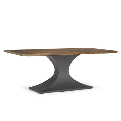 Maxton Solid Wood Top Dining Table-Dining Tables-Mercana-LOOMLAN
