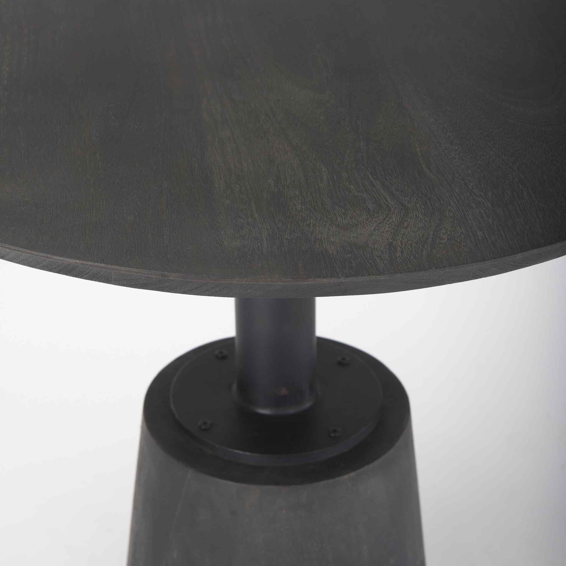 Maxwell Wooden Round Bistro Table-Dining Tables-Mercana-LOOMLAN