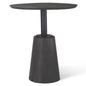 Maxwell Wooden Round Bistro Table-Dining Tables-Mercana-Black-LOOMLAN