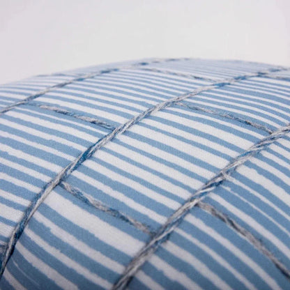 May Striped Outdoor Throw Pillowss-Outdoor Pillows-LOOMLAN-LOOMLAN