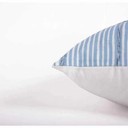 May Striped Outdoor Throw Pillowss-Outdoor Pillows-LOOMLAN-LOOMLAN
