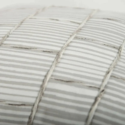 May Striped Outdoor Throw Pillowss-Outdoor Pillows-LOOMLAN-LOOMLAN