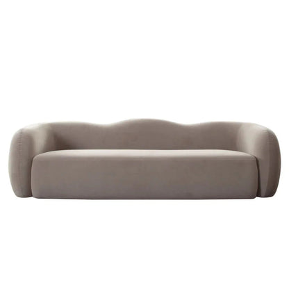 Maya Mink Performance Velvet Modern Sofa - LOOMLAN - Diamond Sofa - Sofas & Loveseats