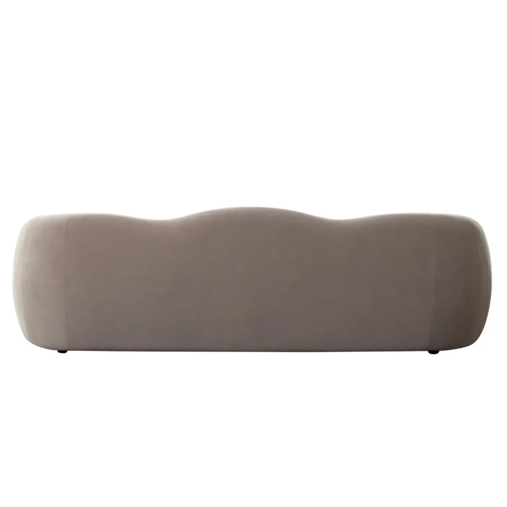 Maya Mink Performance Velvet Modern Sofa - LOOMLAN - Diamond Sofa - Sofas & Loveseats
