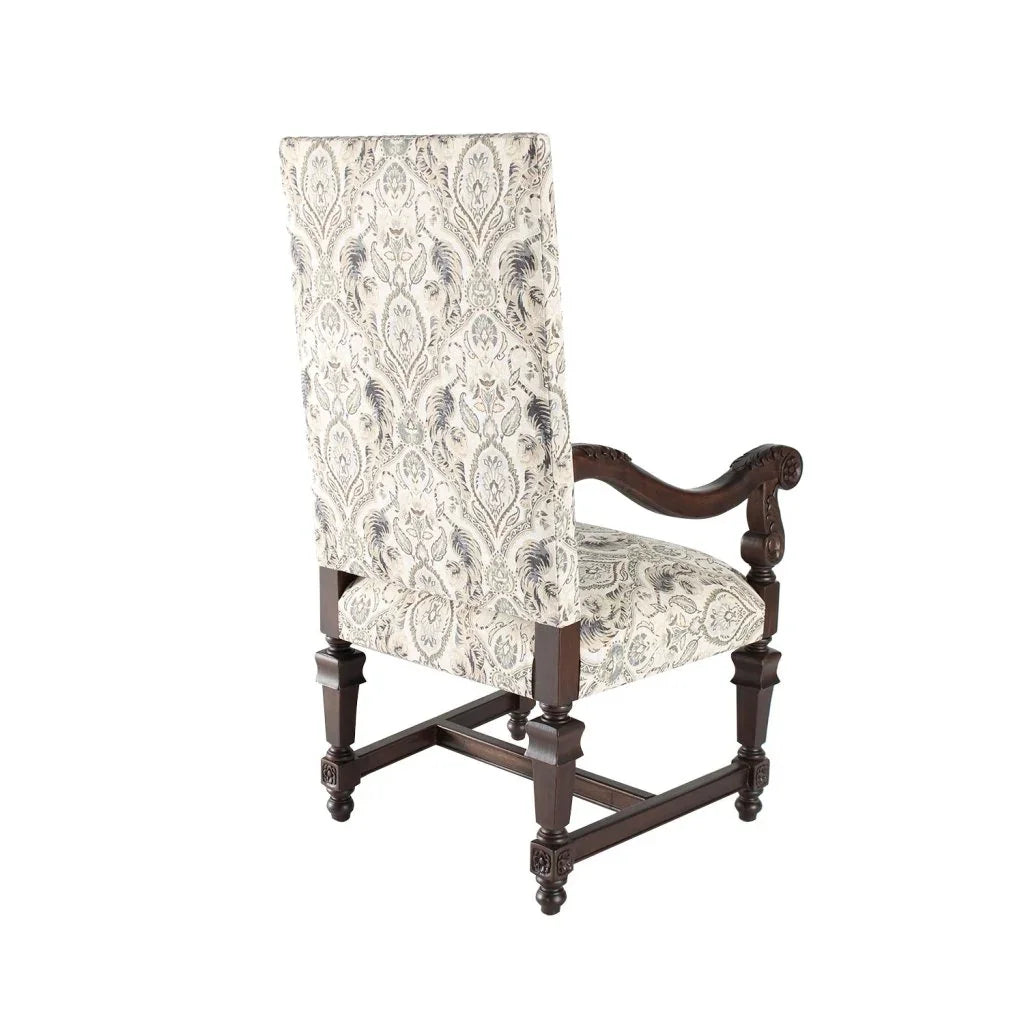 Mayorca Traditional Fabric Armchair - LOOMLAN - Peninsula Home - Club Chairs
