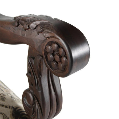 Mayorca Traditional Fabric Armchair - LOOMLAN - Peninsula Home - Club Chairs