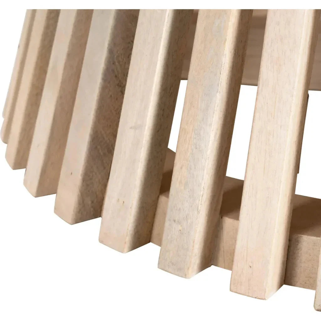 Mazara Coffee Table White & Natural - LOOMLAN - Zuo Modern - Coffee Tables