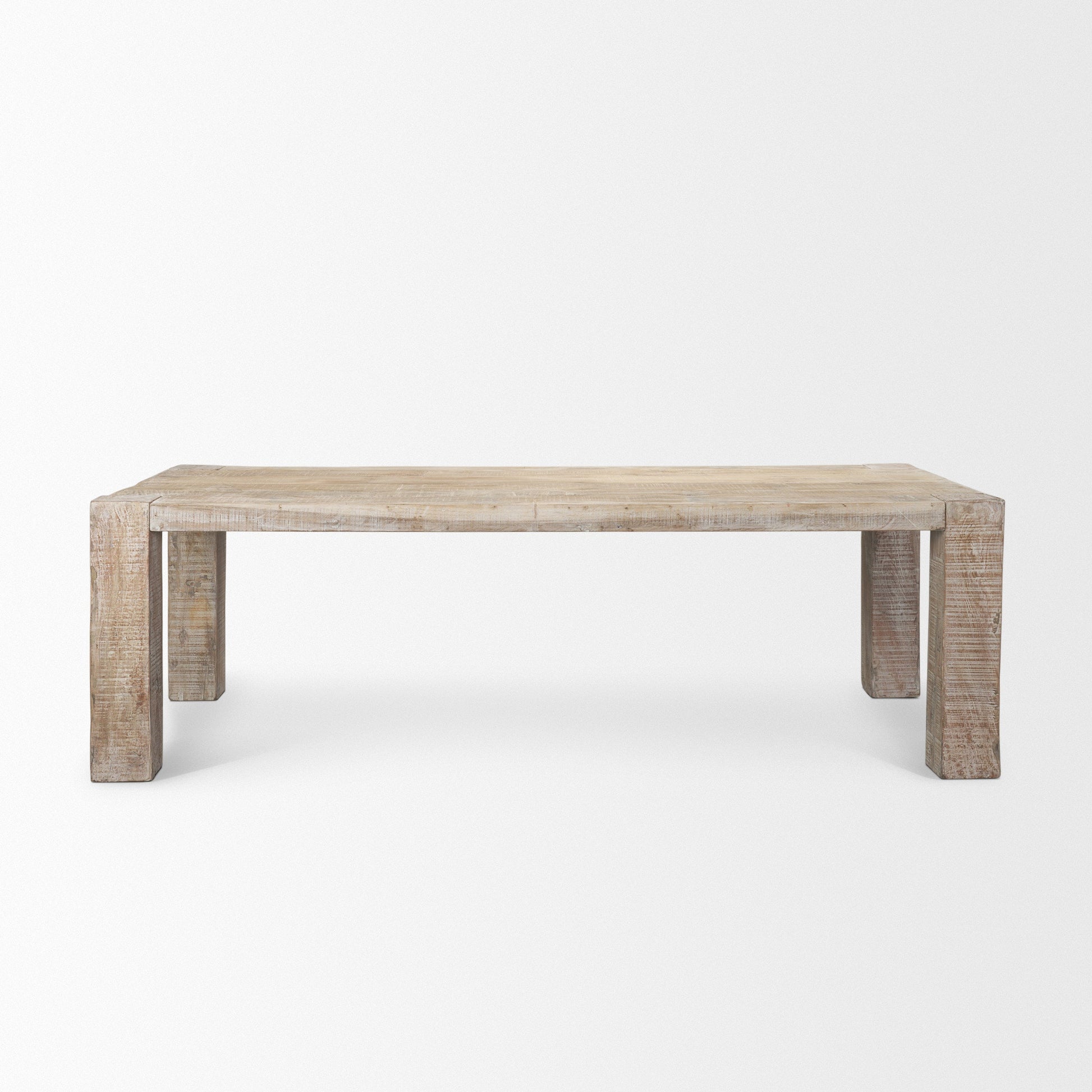 McArthur Reclaimed Wood Dining Table-Dining Tables-Mercana-LOOMLAN