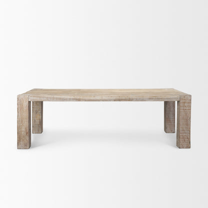 McArthur Reclaimed Wood Dining Table-Dining Tables-Mercana-LOOMLAN