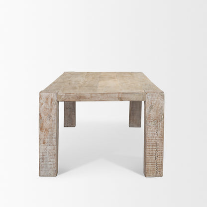 McArthur Reclaimed Wood Dining Table-Dining Tables-Mercana-LOOMLAN