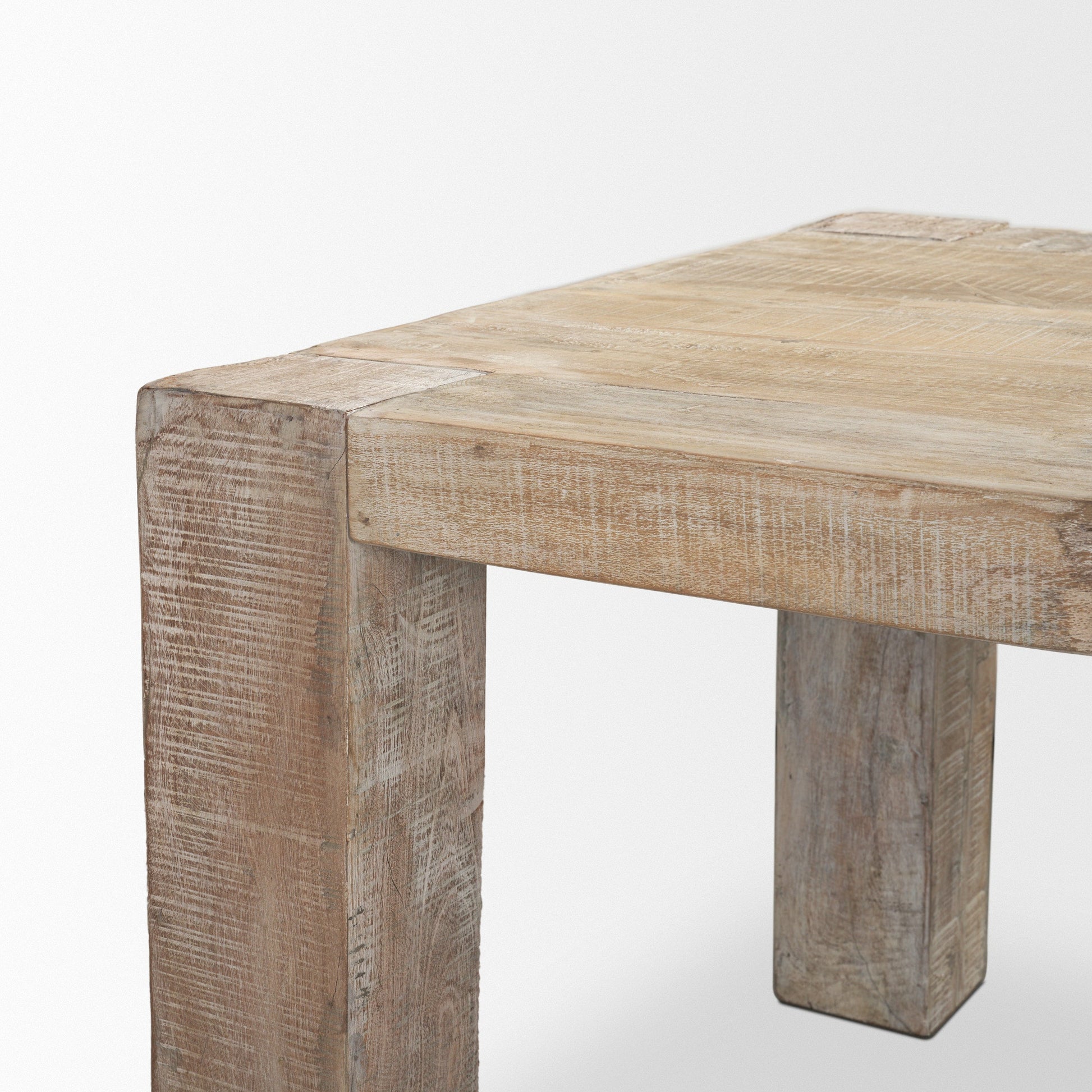 McArthur Reclaimed Wood Dining Table-Dining Tables-Mercana-LOOMLAN