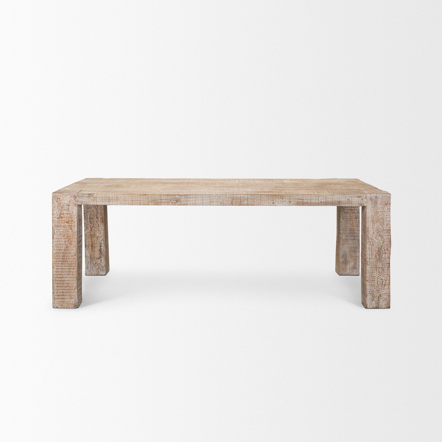 McArthur Reclaimed Wood Dining Table-Dining Tables-Mercana-LOOMLAN