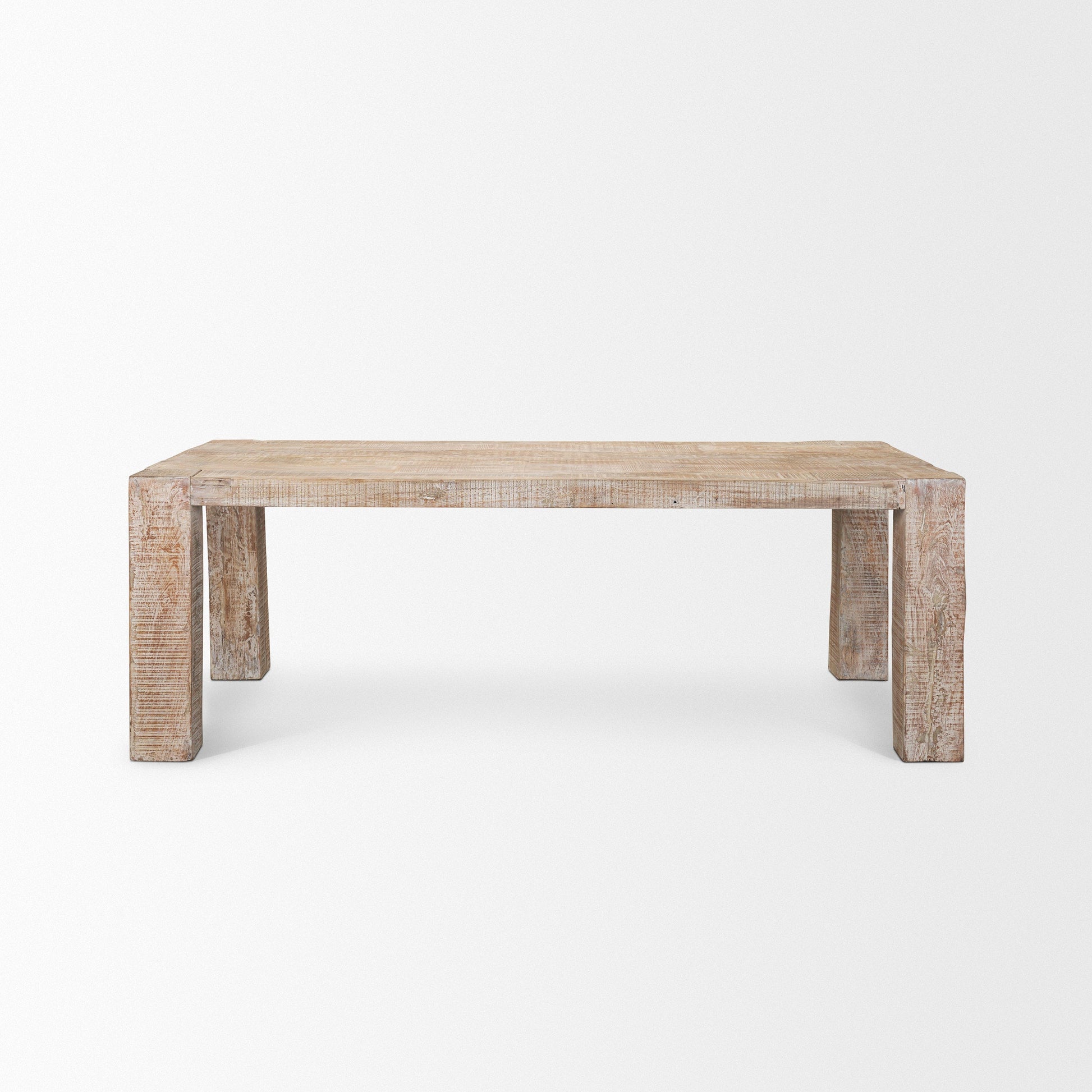 McArthur Reclaimed Wood Dining Table-Dining Tables-Mercana-LOOMLAN