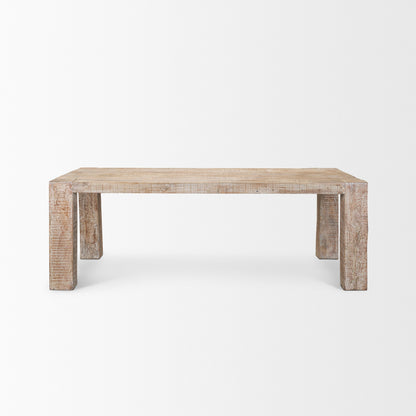 McArthur Reclaimed Wood Dining Table-Dining Tables-Mercana-LOOMLAN