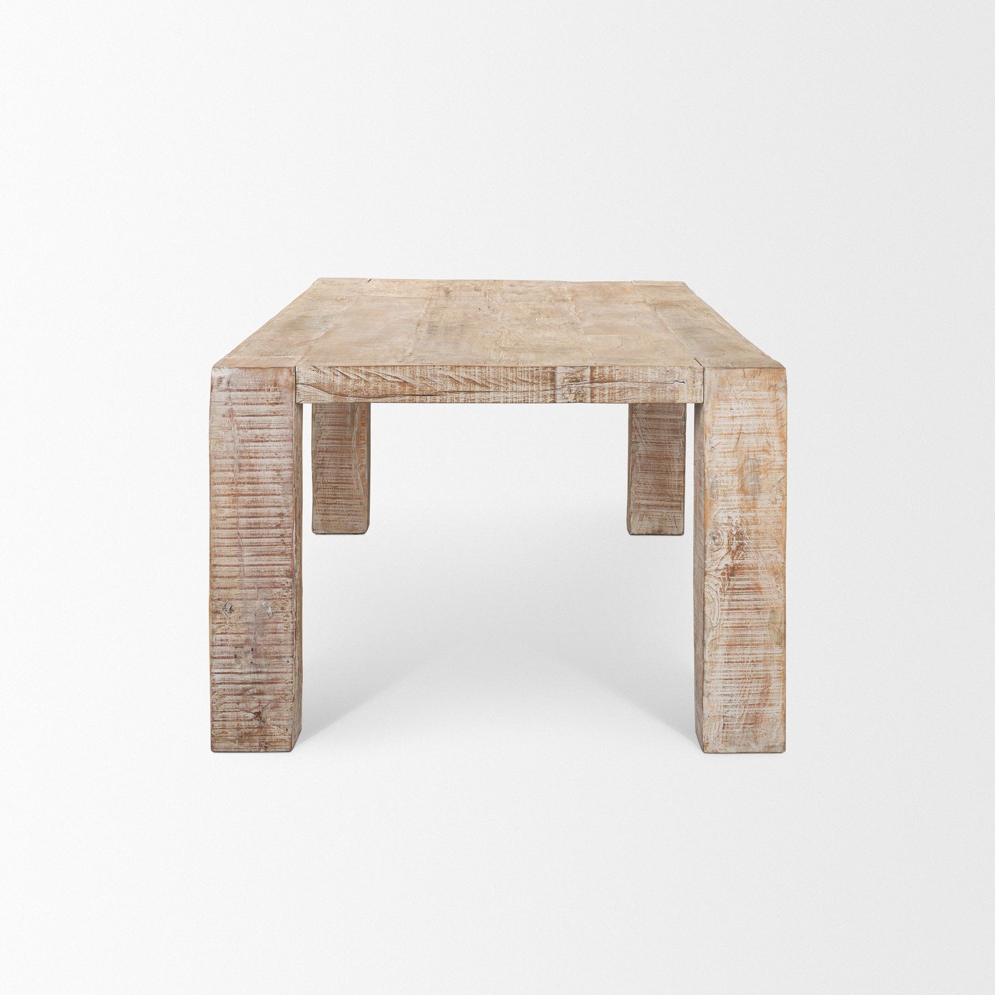 McArthur Reclaimed Wood Dining Table-Dining Tables-Mercana-LOOMLAN