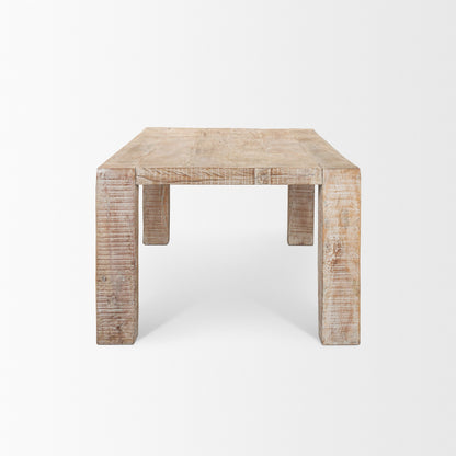McArthur Reclaimed Wood Dining Table-Dining Tables-Mercana-LOOMLAN
